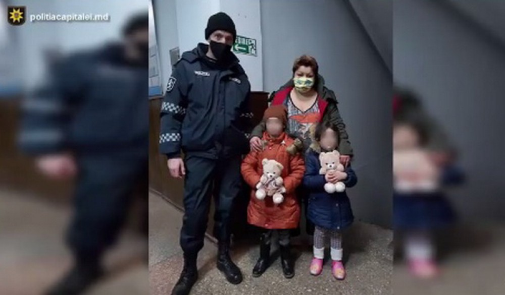Două minore din Chișinău s-au rătăcit în drum spre magazin. Recomandările Poliției pentru părinți
